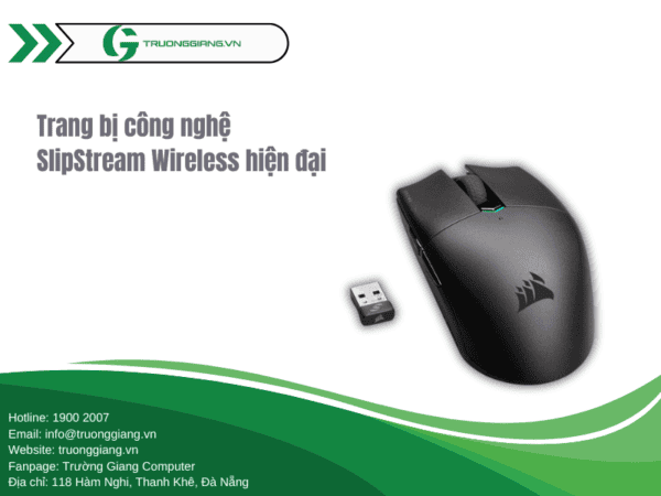 Trang bị công nghệ SlipStream Wireless hiện đại, độ trễ thấp