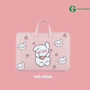 Túi chống sốc laptop Macbook da Pu 14inch -15 inch xinh xắn