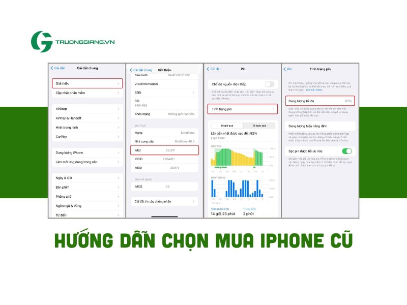 Hướng dẫn chọn mua iPhone cũ