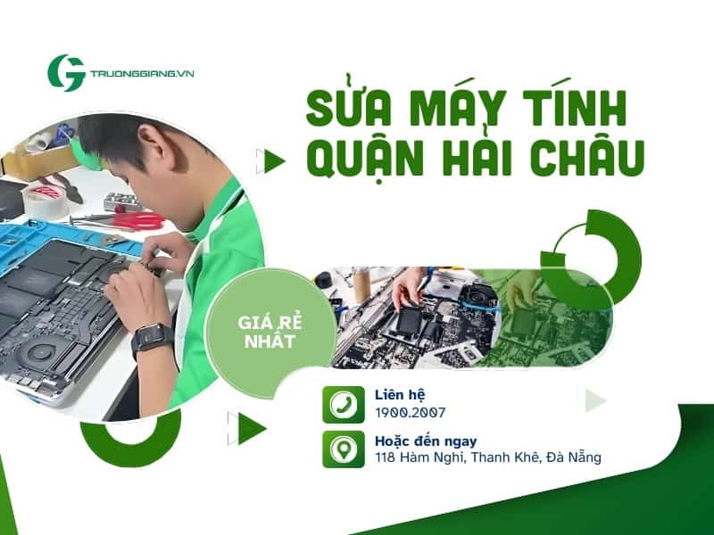 Sửa máy tính quận hải châu giá rẻ