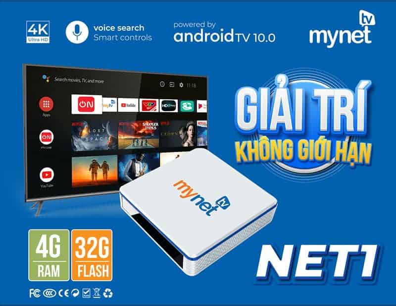 Android TV Box MyNet TV 1 - Giải Pháp Giải Trí Thông Minh Cho Gia Đình Hiện Đại