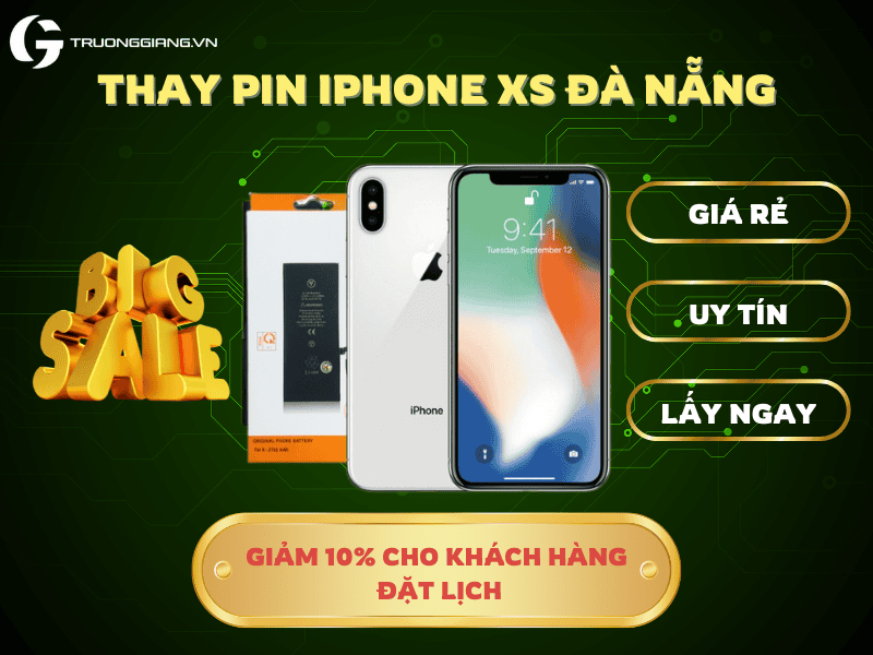 Thay pin iphone XS 