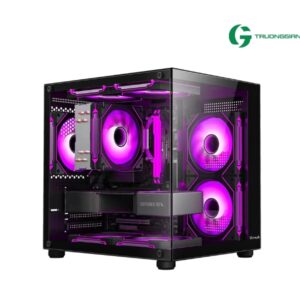 Vỏ case VITRA CRYSTAL S1 LITE SE BLACK (M-ATX/NO FAN)