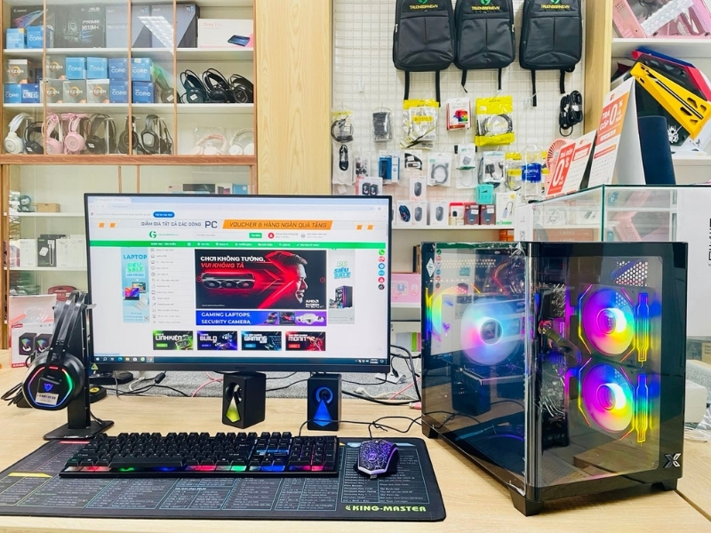 FULL BỘ PC GIGABYTE B360M AORUS GAMING 3 I5 9400F/ SSD 256 M2/ RAM 8GB/ VGA GT730 2GB