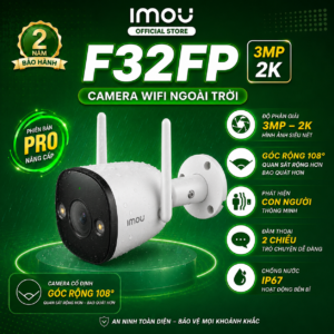 Camera IMOU ngoài trời F32FP 2K 3MP có màu ban đêm